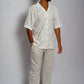 Atlas Elegance - Embroidered Shirt (White)