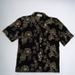 Desert Charm - Embroidered Shirt (Black with Beige Embroidery)